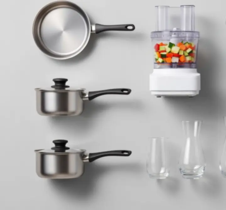 Podgląd kafelków kategorii produktów kuchennych