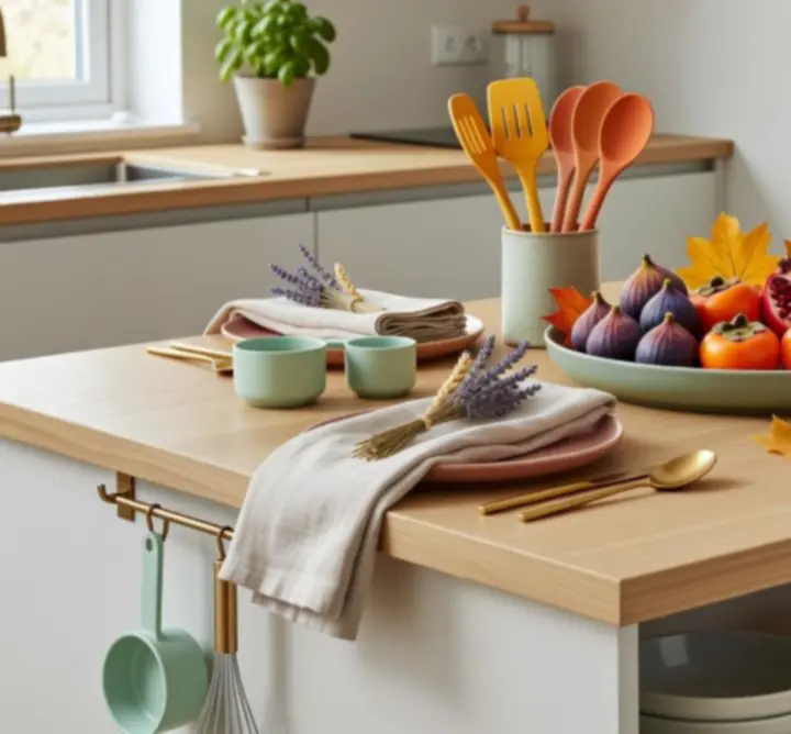 Sezonowe aranżacje kuchni z nowoczesnymi akcesoriami
