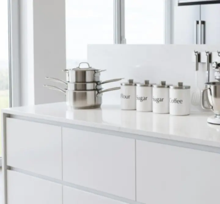 Nowoczesna kuchnia z akcesoriami z oferty sklepu